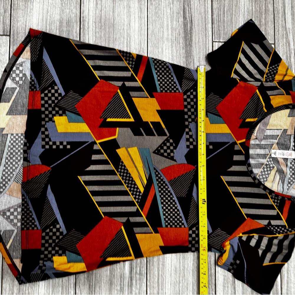 Lularoe Colorful Geometric Pattern Top - Picture 5 of 6